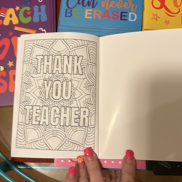 NWT 48 Teacher Appreciation little cards/books. They can color in them. - Picture 16 of 16